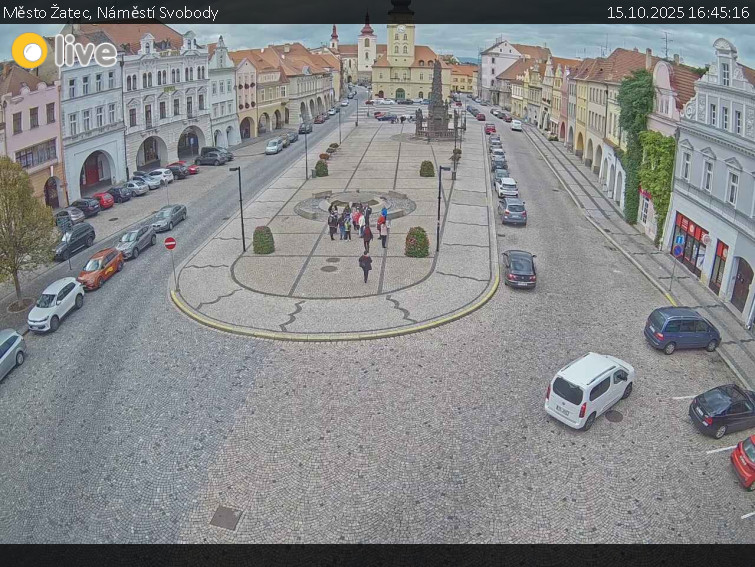 Město Žatec - Náměstí Svobody - 15.10.2025 v 16:45 Město Žatec - Náměstí Svobody - 15.10.2025 v 16:45