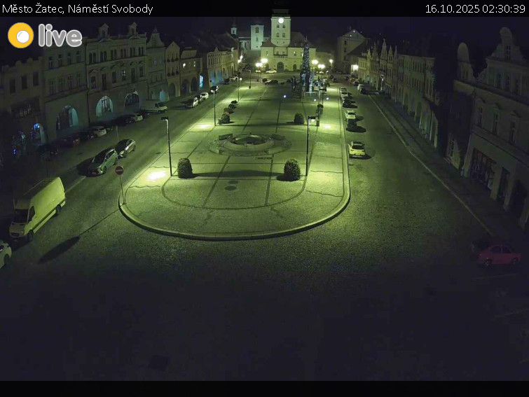 Město Žatec - Náměstí Svobody - 16.10.2025 v 02:30 Město Žatec - Náměstí Svobody - 16.10.2025 v 02:30