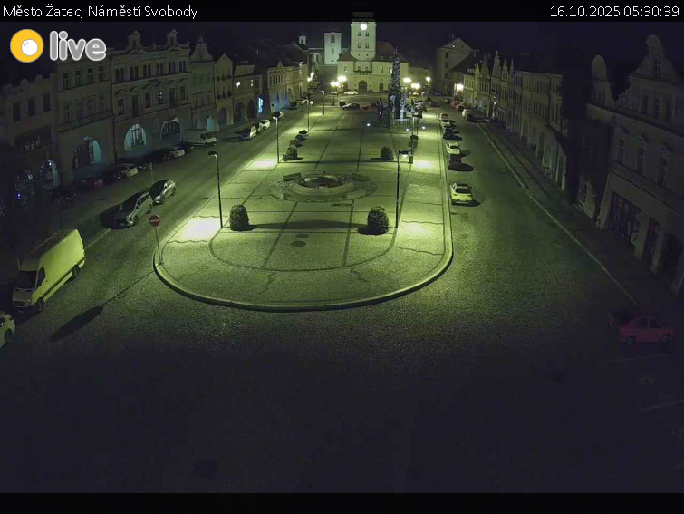 Město Žatec - Náměstí Svobody - 16.10.2025 v 05:30 Město Žatec - Náměstí Svobody - 16.10.2025 v 05:30