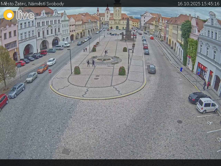 Město Žatec - Náměstí Svobody - 16.10.2025 v 15:45 Město Žatec - Náměstí Svobody - 16.10.2025 v 15:45
