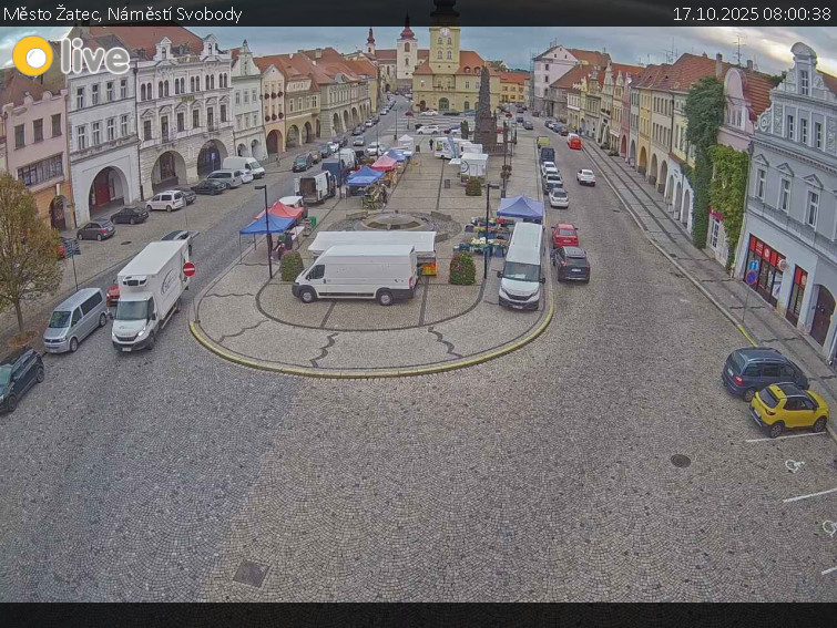 Město Žatec - Náměstí Svobody - 17.10.2025 v 08:00 Město Žatec - Náměstí Svobody - 17.10.2025 v 08:00
