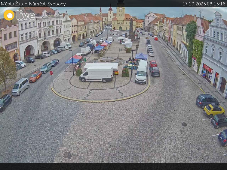 Město Žatec - Náměstí Svobody - 17.10.2025 v 08:15 Město Žatec - Náměstí Svobody - 17.10.2025 v 08:15