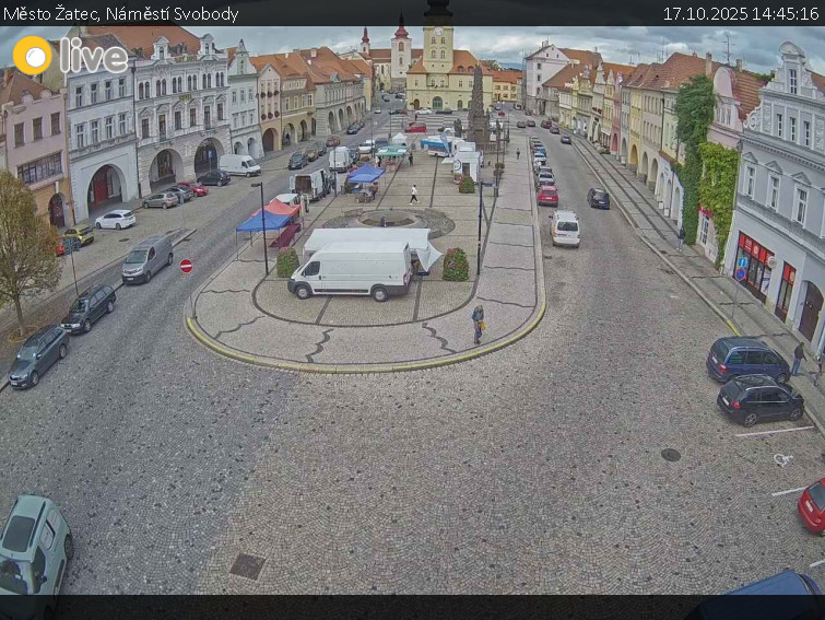 Město Žatec - Náměstí Svobody - 17.10.2025 v 14:45 Město Žatec - Náměstí Svobody - 17.10.2025 v 14:45