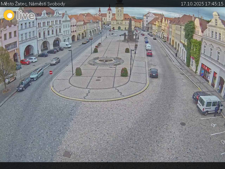 Město Žatec - Náměstí Svobody - 17.10.2025 v 17:45 Město Žatec - Náměstí Svobody - 17.10.2025 v 17:45