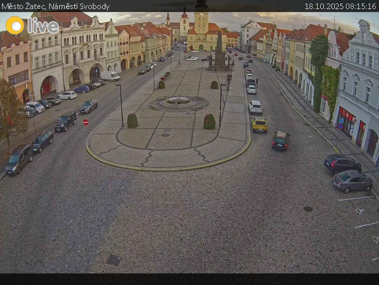 Město Žatec - Náměstí Svobody - 18.10.2025 v 08:15 Město Žatec - Náměstí Svobody - 18.10.2025 v 08:15
