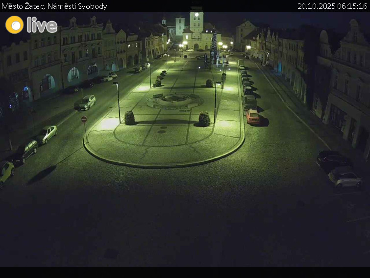 Město Žatec - Náměstí Svobody - 20.10.2025 v 06:15 Město Žatec - Náměstí Svobody - 20.10.2025 v 06:15
