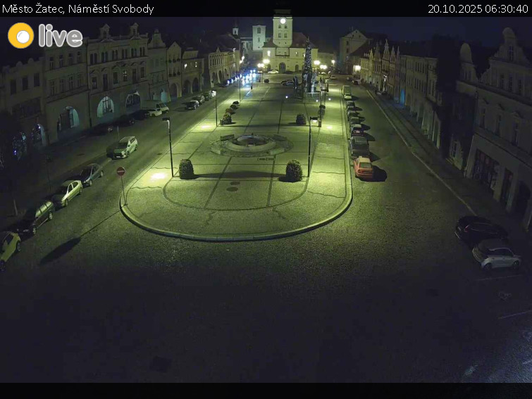 Město Žatec - Náměstí Svobody - 20.10.2025 v 06:30 Město Žatec - Náměstí Svobody - 20.10.2025 v 06:30