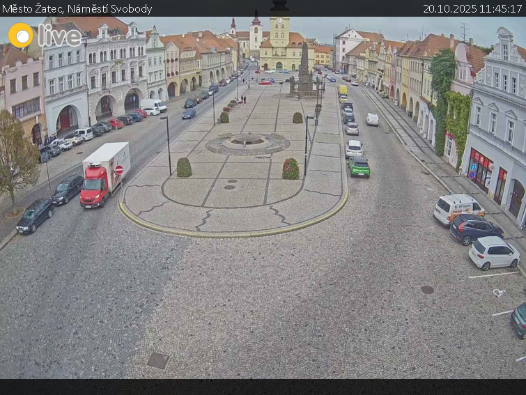 Město Žatec - Náměstí Svobody - 20.10.2025 v 11:45 Město Žatec - Náměstí Svobody - 20.10.2025 v 11:45