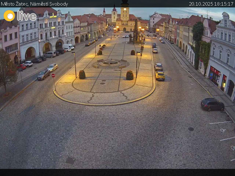 Město Žatec - Náměstí Svobody - 20.10.2025 v 18:15 Město Žatec - Náměstí Svobody - 20.10.2025 v 18:15