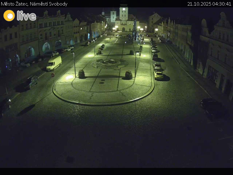 Město Žatec - Náměstí Svobody - 21.10.2025 v 04:30 Město Žatec - Náměstí Svobody - 21.10.2025 v 04:30