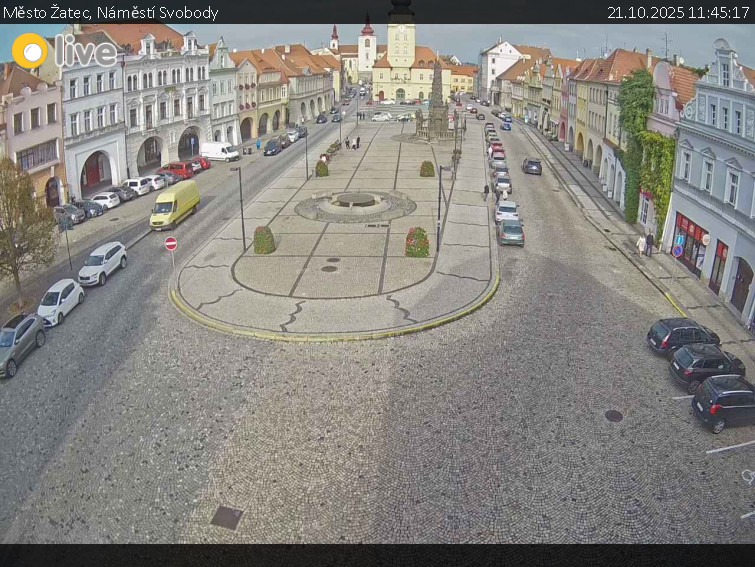 Město Žatec - Náměstí Svobody - 21.10.2025 v 11:45 Město Žatec - Náměstí Svobody - 21.10.2025 v 11:45