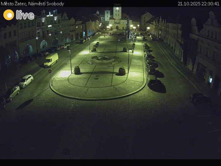 Město Žatec - Náměstí Svobody - 21.10.2025 v 22:30 Město Žatec - Náměstí Svobody - 21.10.2025 v 22:30