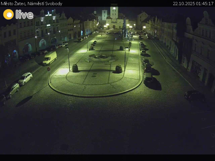 Město Žatec - Náměstí Svobody - 22.10.2025 v 01:45 Město Žatec - Náměstí Svobody - 22.10.2025 v 01:45
