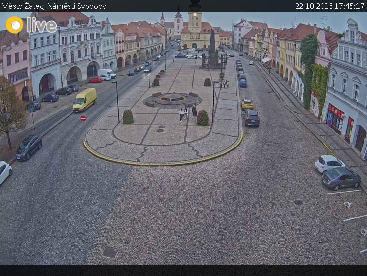 Město Žatec - Náměstí Svobody - 22.10.2025 v 17:45 Město Žatec - Náměstí Svobody - 22.10.2025 v 17:45