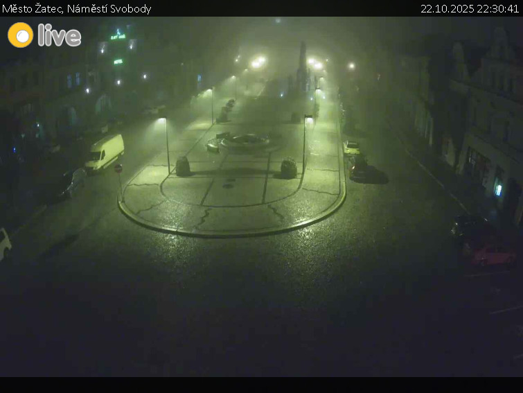 Město Žatec - Náměstí Svobody - 22.10.2025 v 22:30 Město Žatec - Náměstí Svobody - 22.10.2025 v 22:30