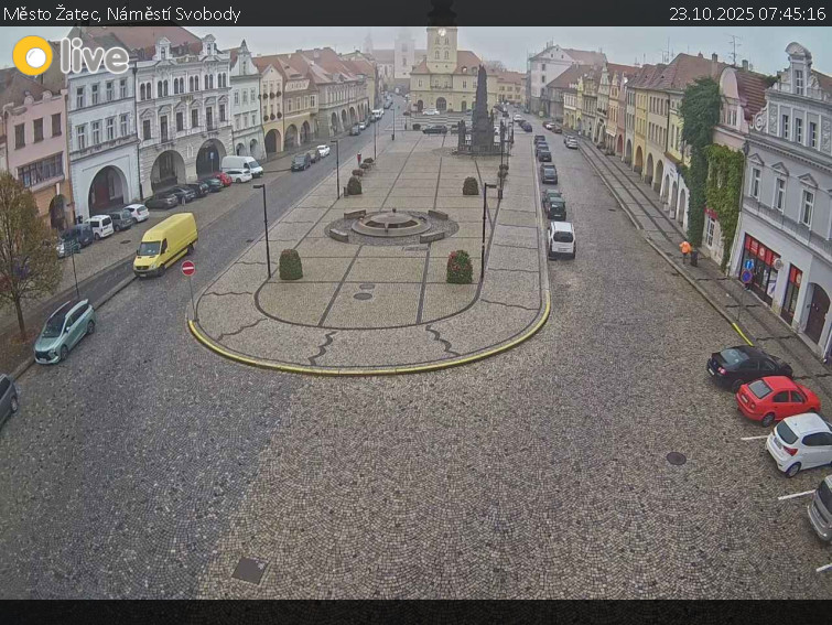 Město Žatec - Náměstí Svobody - 23.10.2025 v 07:45 Město Žatec - Náměstí Svobody - 23.10.2025 v 07:45