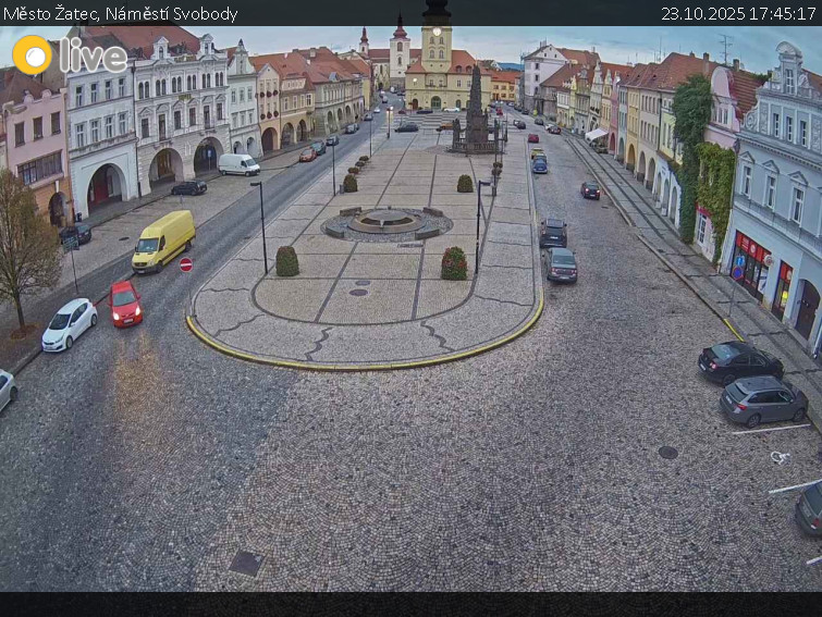 Město Žatec - Náměstí Svobody - 23.10.2025 v 17:45 Město Žatec - Náměstí Svobody - 23.10.2025 v 17:45