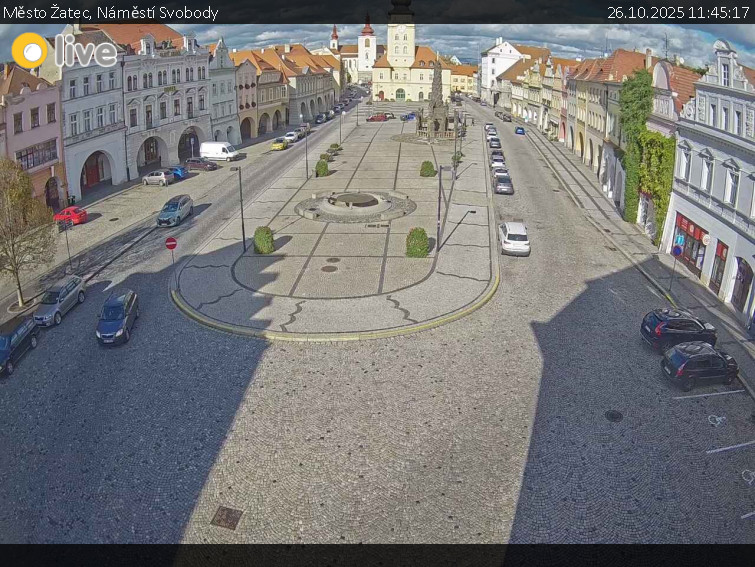 Město Žatec - Náměstí Svobody - 26.10.2025 v 11:45 Město Žatec - Náměstí Svobody - 26.10.2025 v 11:45