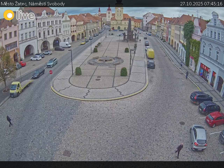 Město Žatec - Náměstí Svobody - 27.10.2025 v 07:45 Město Žatec - Náměstí Svobody - 27.10.2025 v 07:45