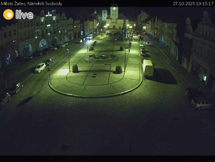 Město Žatec - Náměstí Svobody - 27.10.2025 v 19:15 Město Žatec - Náměstí Svobody - 27.10.2025 v 19:15