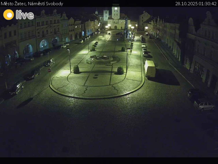 Město Žatec - Náměstí Svobody - 28.10.2025 v 01:30 Město Žatec - Náměstí Svobody - 28.10.2025 v 01:30