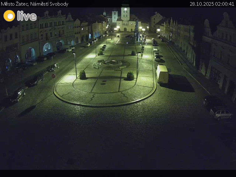 Město Žatec - Náměstí Svobody - 28.10.2025 v 02:00 Město Žatec - Náměstí Svobody - 28.10.2025 v 02:00