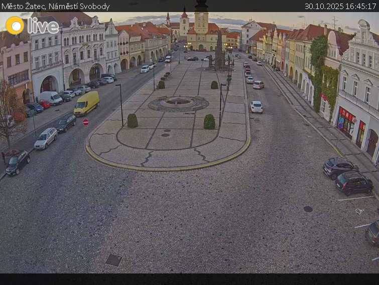 Město Žatec - Náměstí Svobody - 30.10.2025 v 16:45 Město Žatec - Náměstí Svobody - 30.10.2025 v 16:45