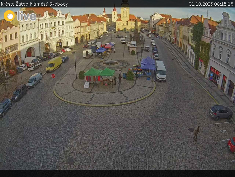 Město Žatec - Náměstí Svobody - 31.10.2025 v 08:15 Město Žatec - Náměstí Svobody - 31.10.2025 v 08:15