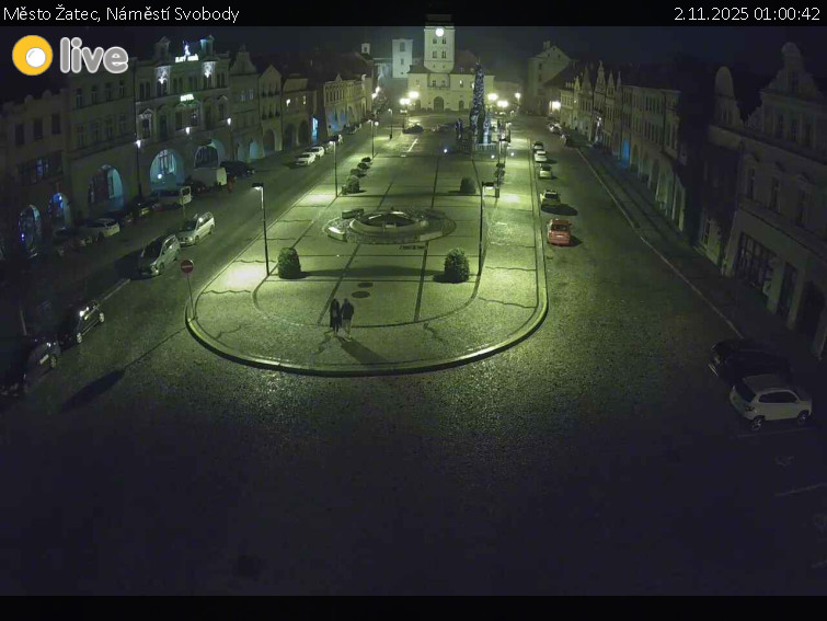 Město Žatec - Náměstí Svobody - 2.11.2025 v 01:00 Město Žatec - Náměstí Svobody - 2.11.2025 v 01:00