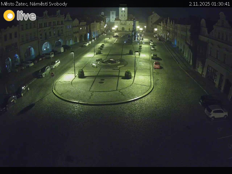Město Žatec - Náměstí Svobody - 2.11.2025 v 01:30 Město Žatec - Náměstí Svobody - 2.11.2025 v 01:30