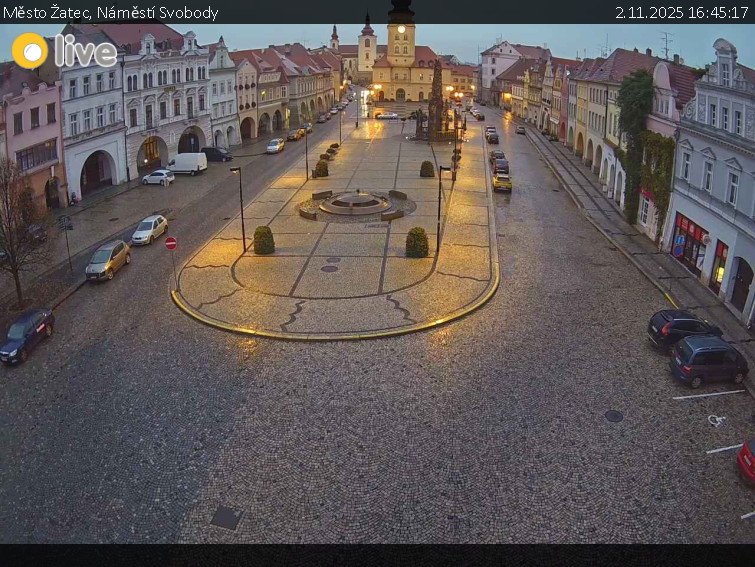 Město Žatec - Náměstí Svobody - 2.11.2025 v 16:45 Město Žatec - Náměstí Svobody - 2.11.2025 v 16:45