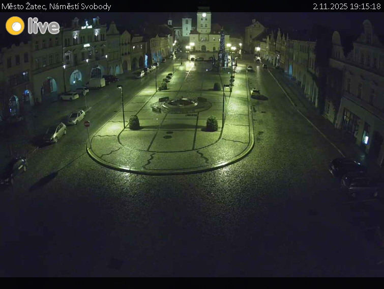 Město Žatec - Náměstí Svobody - 2.11.2025 v 19:15 Město Žatec - Náměstí Svobody - 2.11.2025 v 19:15