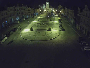Město Žatec - Náměstí Svobody - 4.11.2025 v 04:45 Město Žatec - Náměstí Svobody - 4.11.2025 v 04:45