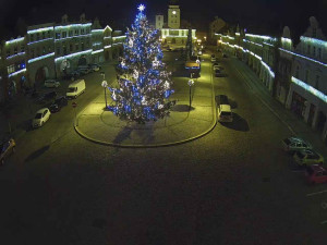 Město Žatec - Náměstí Svobody - 17.12.2025 v 05:15 Město Žatec - Náměstí Svobody - 17.12.2025 v 05:15