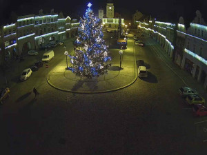 Město Žatec - Náměstí Svobody - 17.12.2025 v 05:45 Město Žatec - Náměstí Svobody - 17.12.2025 v 05:45