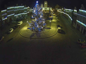 Město Žatec - Náměstí Svobody - 17.12.2025 v 06:15 Město Žatec - Náměstí Svobody - 17.12.2025 v 06:15