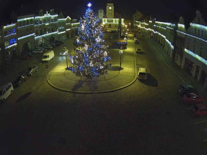 Město Žatec - Náměstí Svobody - 17.12.2025 v 22:15 Město Žatec - Náměstí Svobody - 17.12.2025 v 22:15