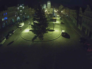 Město Žatec - Náměstí Svobody - 17.12.2025 v 22:45 Město Žatec - Náměstí Svobody - 17.12.2025 v 22:45
