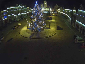 Město Žatec - Náměstí Svobody - 30.12.2025 v 20:45 Město Žatec - Náměstí Svobody - 30.12.2025 v 20:45