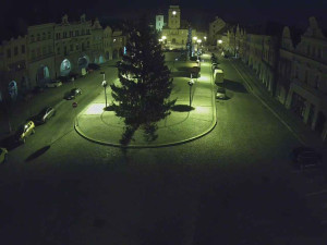 Město Žatec - Náměstí Svobody - 7.1.2026 v 01:00 Město Žatec - Náměstí Svobody - 7.1.2026 v 01:00