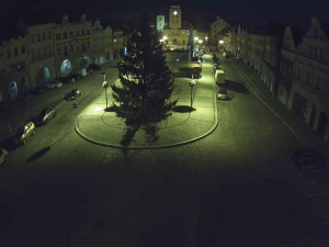 Město Žatec - Náměstí Svobody - 7.1.2026 v 03:15 Město Žatec - Náměstí Svobody - 7.1.2026 v 03:15