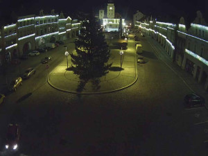 Město Žatec - Náměstí Svobody - 7.1.2026 v 06:15 Město Žatec - Náměstí Svobody - 7.1.2026 v 06:15