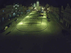 Město Žatec - Náměstí Svobody - 7.1.2026 v 22:30 Město Žatec - Náměstí Svobody - 7.1.2026 v 22:30