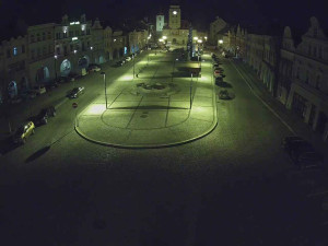 Město Žatec - Náměstí Svobody - 7.1.2026 v 23:30 Město Žatec - Náměstí Svobody - 7.1.2026 v 23:30