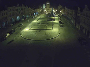 Město Žatec - Náměstí Svobody - 8.1.2026 v 02:45 Město Žatec - Náměstí Svobody - 8.1.2026 v 02:45