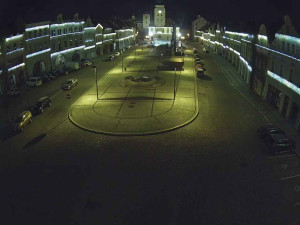 Město Žatec - Náměstí Svobody - 8.1.2026 v 05:45 Město Žatec - Náměstí Svobody - 8.1.2026 v 05:45