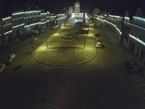 Město Žatec - Náměstí Svobody - 8.1.2026 v 06:45 Město Žatec - Náměstí Svobody - 8.1.2026 v 06:45