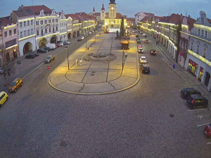 Město Žatec - Náměstí Svobody - 8.1.2026 v 07:45 Město Žatec - Náměstí Svobody - 8.1.2026 v 07:45