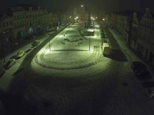 Město Žatec - Náměstí Svobody - 30.1.2026 v 02:15 Město Žatec - Náměstí Svobody - 30.1.2026 v 02:15