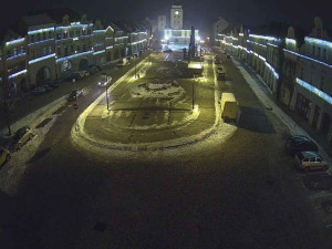 Město Žatec - Náměstí Svobody - 30.1.2026 v 21:45 Město Žatec - Náměstí Svobody - 30.1.2026 v 21:45